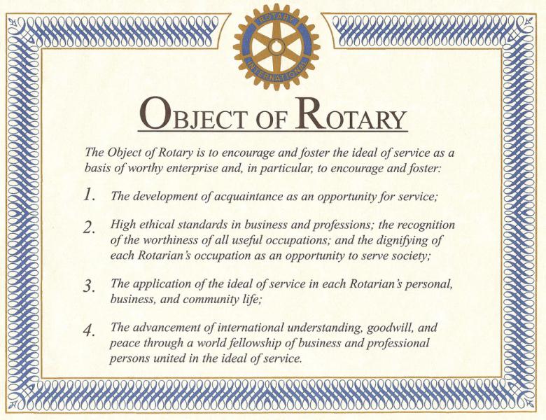 Object of Rotary